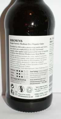 Dunkertons Organic Cider Organic Browns review